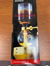 BONMAC Gold Siphon TCA-3GD-BM Vacuum coffee pot For 3 people 
