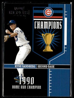 Ryne Sandberg 2004 Playoff Honors #C-9 1121/1990 Champions Chicago Cubs