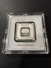 10 gram Silver Square - Geiger Edelmetalle .999 Bar In Assay Sealed Case