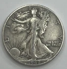 1942 Philadelphia Silver Walking Liberty Half Dollar