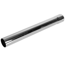 Exhaust Stack Pipe Replacement For Universal - 2-34 X 24 Straight Chrome Exhaust Stack Pipe Replacement For Universal - 2-34 X 24 Straight Chrome
