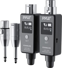 Pyle Multifunctional UHF Wireless Adapter for Signal Transmission  Reception