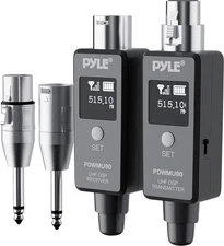 Pyle Multifunctional UHF Wireless Adapter for Signal Transmission & Reception