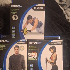 PRO Strength Ab Wheel Roller Non-Slip Portable Sturdy Core Abdominal Gym Trainer