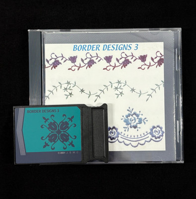 Borders Embroidery Designs Card #3 for Janome Elna Kenmore Embroidery Machines
