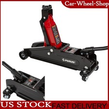 3 Ton 6000lbs Floor Jack Stand Steel Profile Quick Lifting Single Pump Pistons