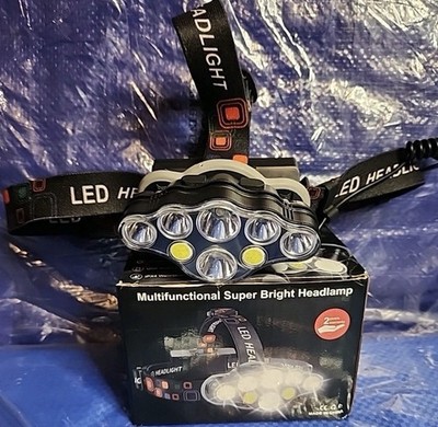 Multifunctional Rechargeable Headlamp Adjustable IPX4 USB Fast Charge