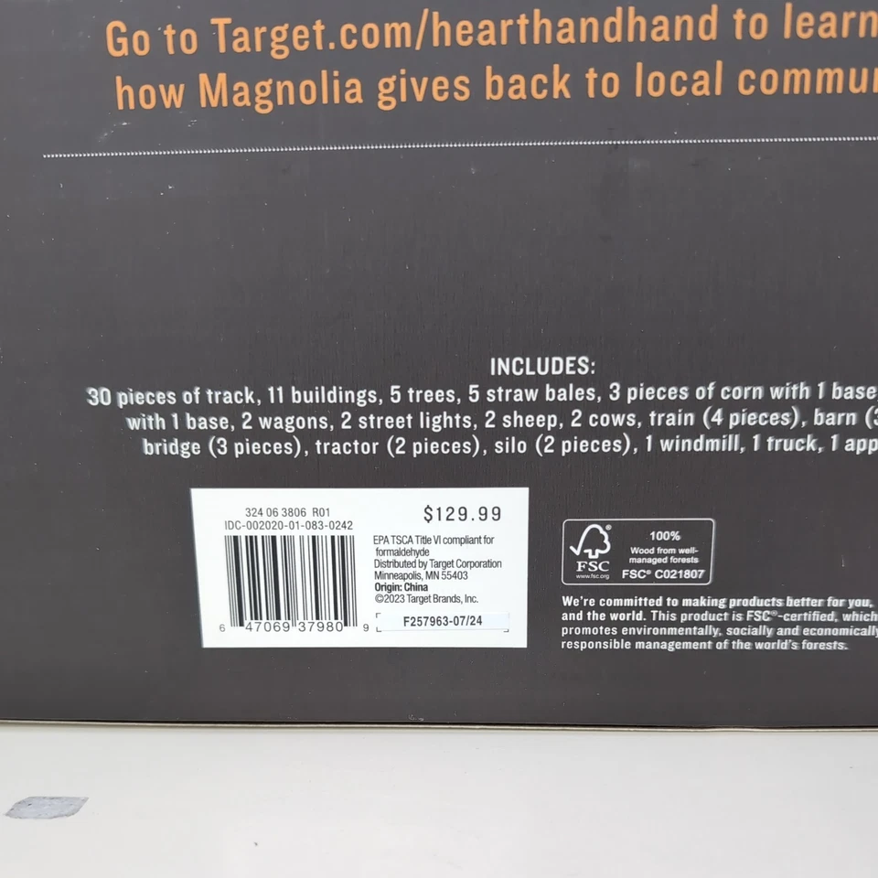 Juego de 84 vías de tren Hearth & Hand with Magnolia Foto 3 de 4