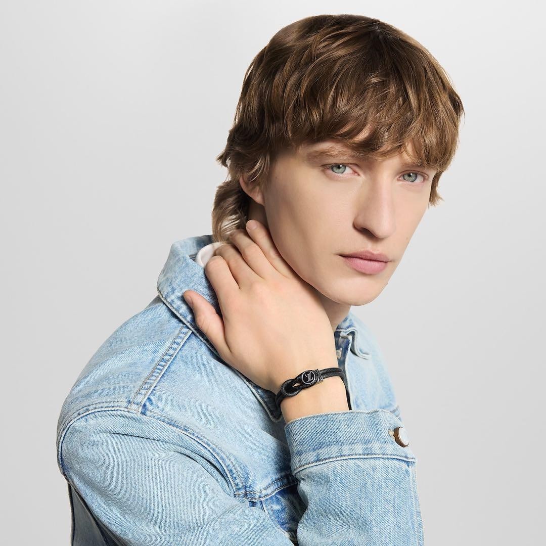 Louis Vuitton Authentic Loop It Bracelet Mens Col… - image 11