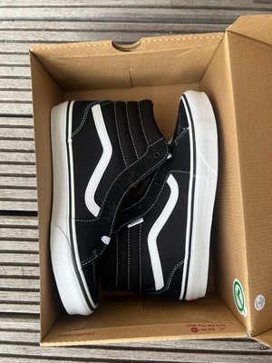 Vans Sk8-Hi Black White High Top Shoes New  EU 38.5