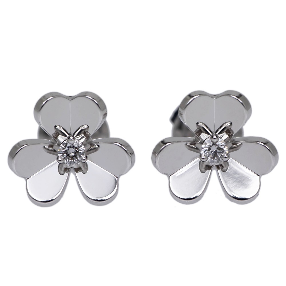 Van Cleef & Arpels Frivole Mini Model Earring 750WG P0071935