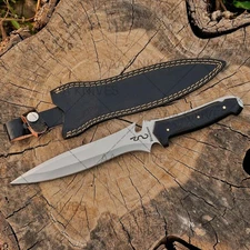 Handmade Resident Evil 4 Jack Krauser's Replica Movie RE4 Spring Steel Knife