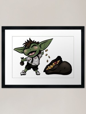 The Loyal Goblin Framed Art Print Framed Wall Art Poster Canvas Print Picture