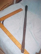 Vtg antique  sewing machine treadle base pedal 20" wood pitman arm part