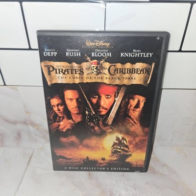Disney Pirates Caribbean Black Pearl DVD 2 Disc Collector Johnny Depp Action