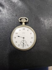 vtg elgin pocket watch 24239445 1921 Mfg Date
