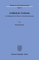 GefäHrliche VerbäNde Das MaßRegelrecht Als Mittel Zur Verbandssanktionierung