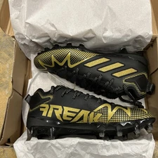 Adidas Freak 22 GW3421 Black/Gold Football Cleats Men’s Size 11 NIB