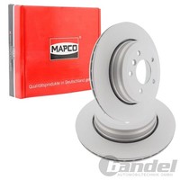 2X Mapco Bremsscheiben 320Mm BelÜFtet Hinten Passend FüR BMW 5 6 | 25782C