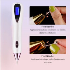 New Electric Laser Skin Beauty Dark Spot Removal Pen Pink Machine with Color Box