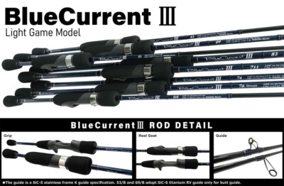 Yamaga Blanks Blue Current III - 63 Light Game Spinning Model **US
