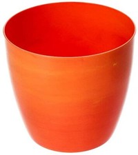 Flower Pots 6 Colours 4 sizes Marble Plastic Plant Pots Planter Deco Round Deco 