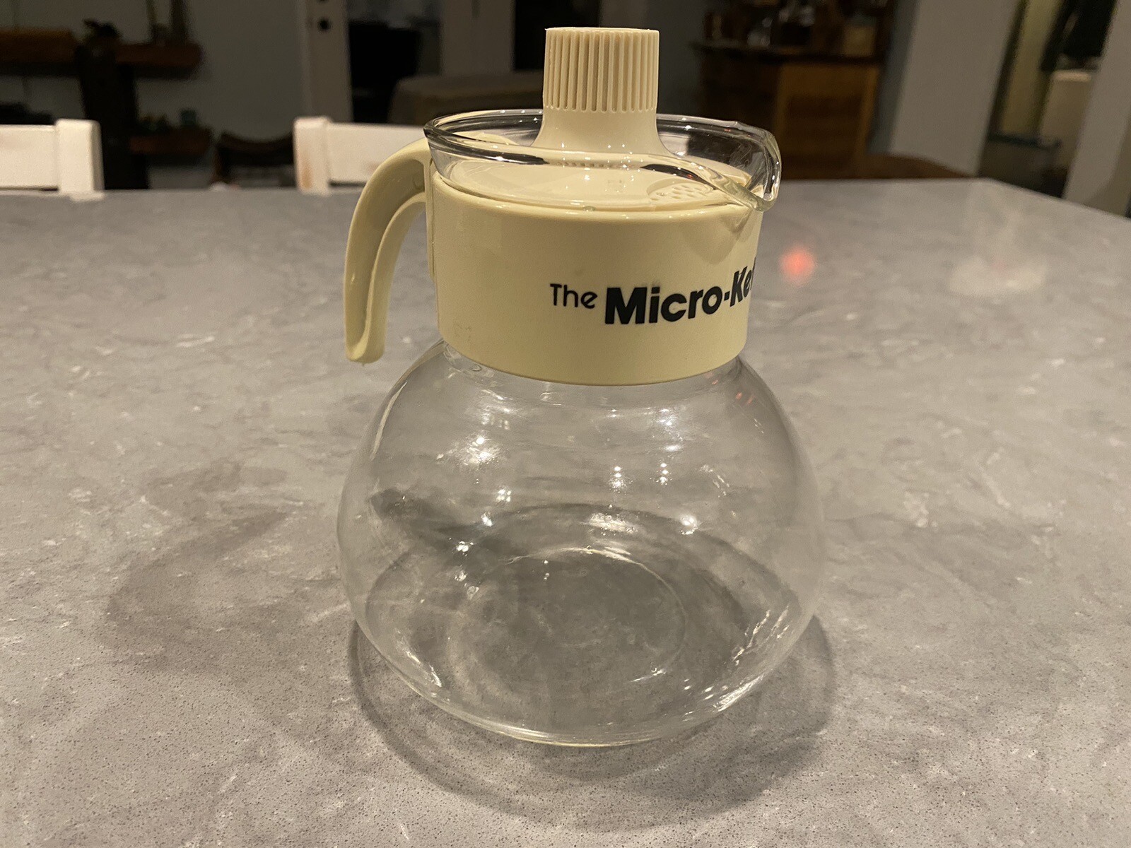 Vintage Gemco The Micro Kettle Cream Colored Coffee/Tea Pot Original