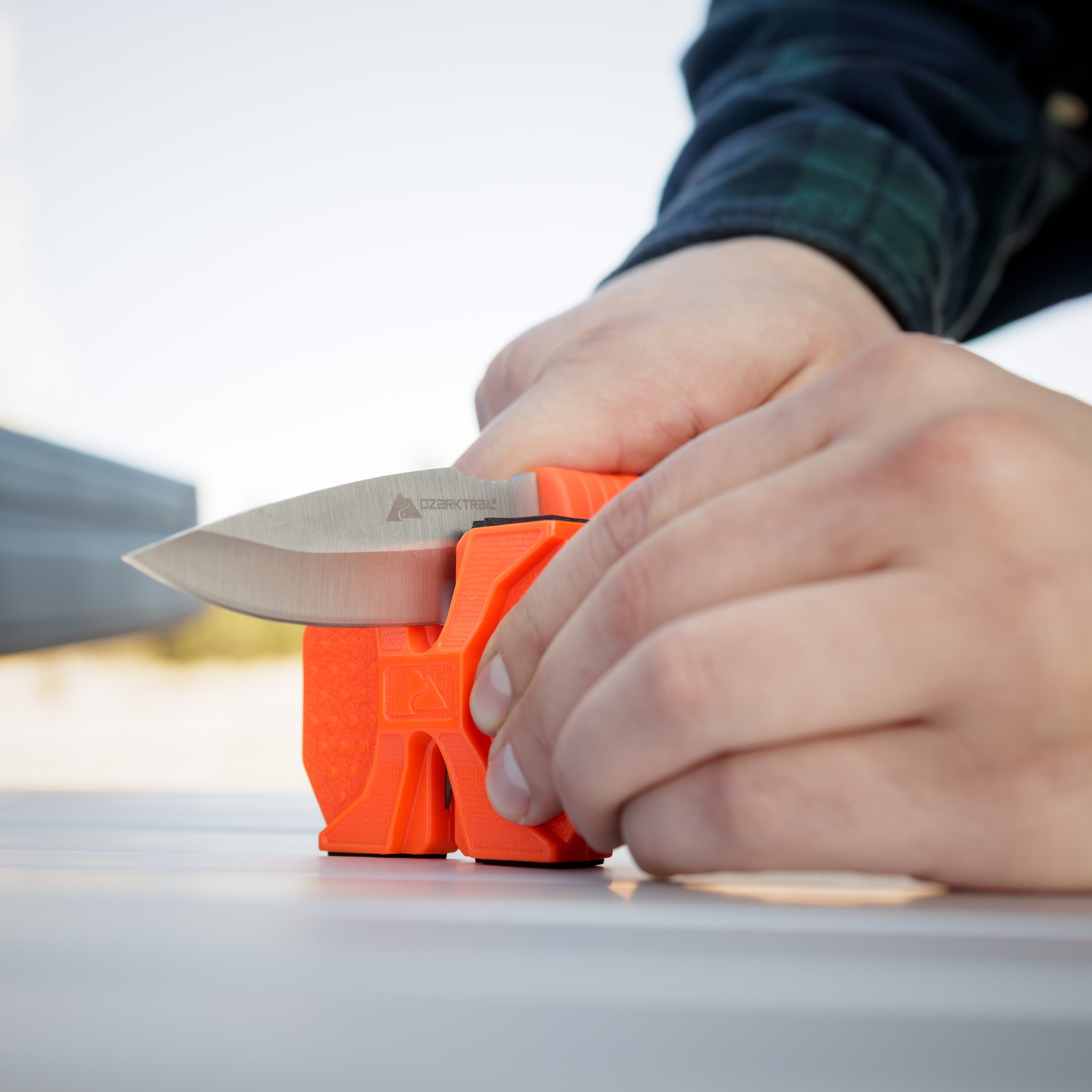 Ozark Trail 7piece Camping Tool Set with Hammer, Axe, and Batteries