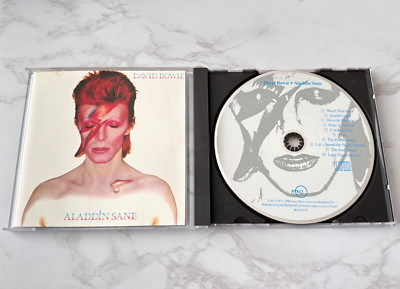 David Bowie Aladdin Sane CD TARGET ERA MADE IN USA BY PDO Rykodisc RCD10135 RARE
