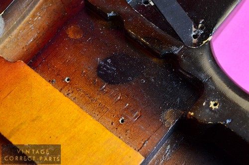 Vintage Fender Jazzmaster Body 1959 / 1960 - Killer PRE-CBS Project - Gold Guard - 第 8/24 張圖片