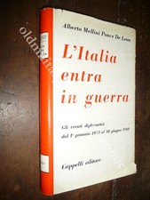 L'ITALIA ENTRA IN GUERRA ALBERTO MELLINI PONCE DE LEON