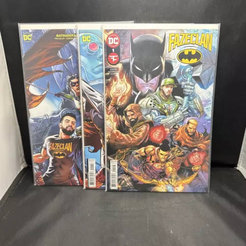 Batman Faze Clan #1 Variant Lot Of 3 Books. DC Comics 2022. (A19)(5)