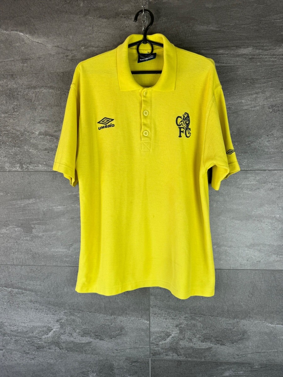 Vintage Chelsea FC Polo Shirt Training Umbro Size S | eBay
