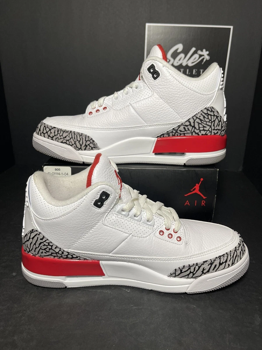 Jordan retro 3 hall of fame store men's shoe