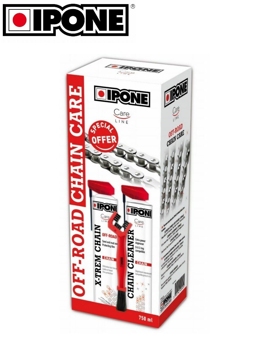 Nettoyage chaîne IPONE Off Road pour éliminer la boue et protéger votre moto cross