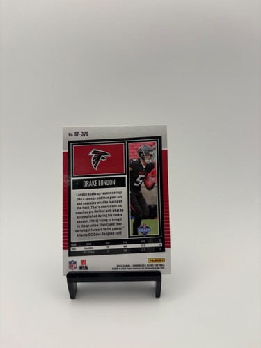 2022 Panini Chronicles - Score Premium Rookies Drake London #SP-379 Silver - Bild 2 von 2