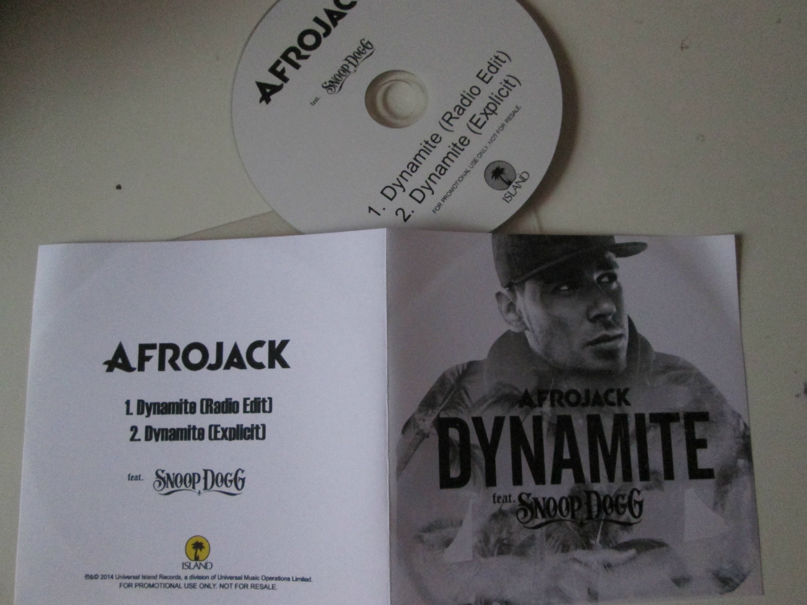 Feat. Snoop Dogg - Dynamite - Uk 2 Track Acetate Promo 2014