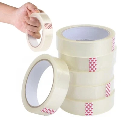 H & O Clear Packing Sellotape Tape 24mm x 35M For Dispenser & Packing Cheapest