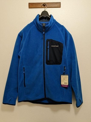 Montbell Climaplus 100 Fleece Jacket L(US M) Blue NEW JAPAN F/S