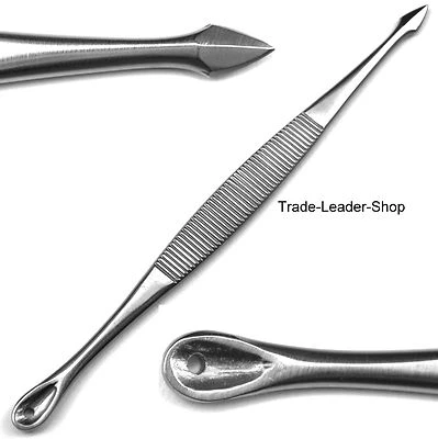 NATRA Komedonenheber, Komedonenquetscher, Milienmesser Edelstahl