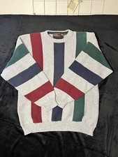 Vintage 100 Cotton Made In USA Crew Neck Sweater