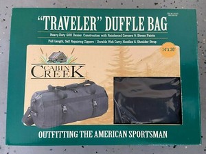 BRAND NEW Cabin Creek TRAVELER Duffel Bag - 14”x 30” - GREAT FOR COLLEGE/HUNTING
