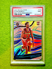 Evan Mobley ROOKIE CARD #/75 NBA 75th Anniversary PRIZM 2021-22 Revolution RC SP