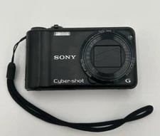 Sony Cyber-Shot DSC-H55 14.1MP 10x Optical Zoom Digital Camera Black -Tested
