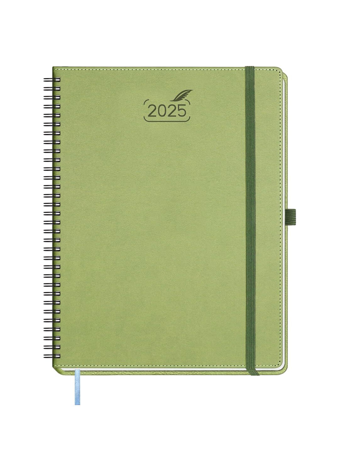 BEZEND 2025 Planner Daily Weekly & Monthly Spiral Bound 8.5