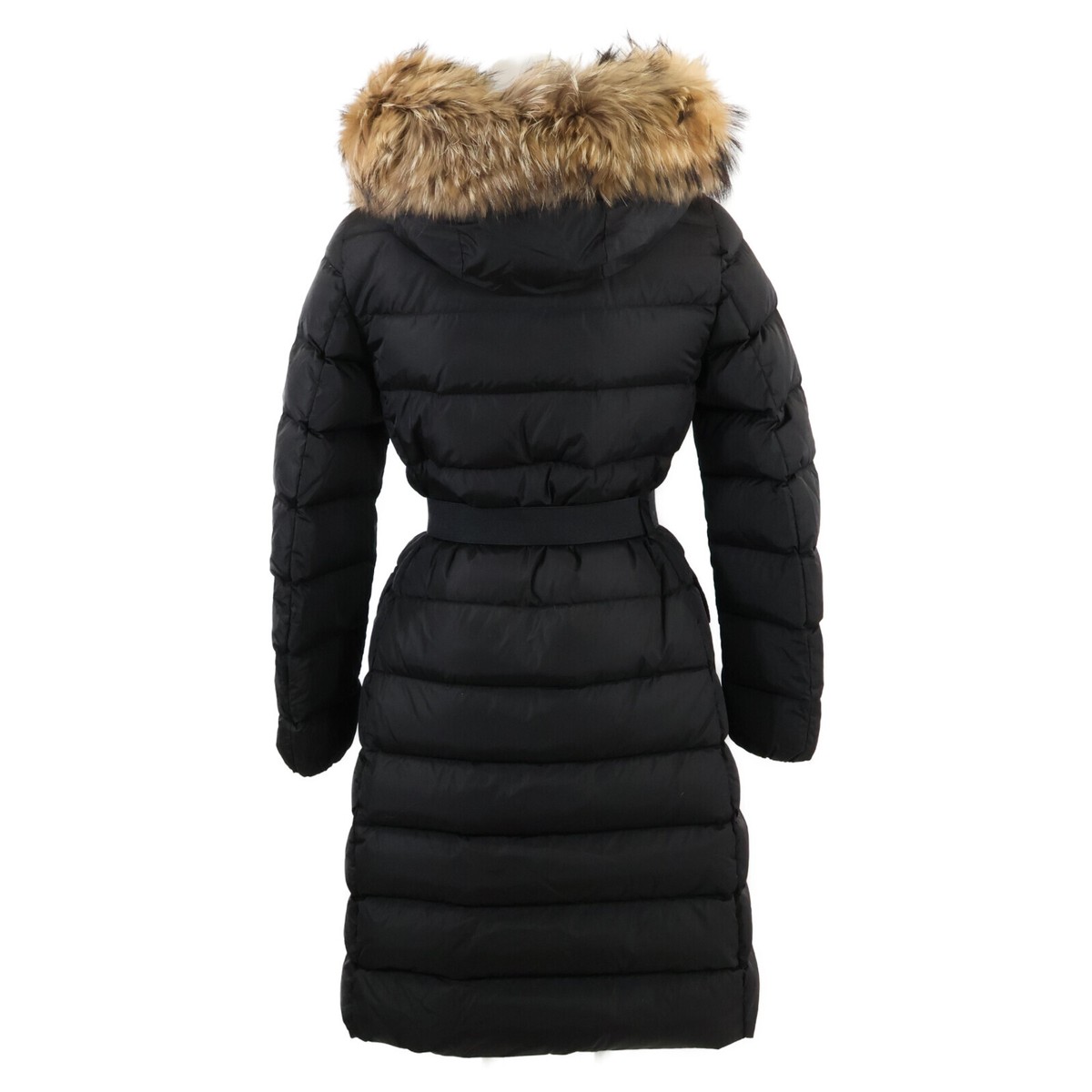 MONCLER KHLOE fur hooded down jacket coat 00 black | eBay MONCLER KHLOE fur hooded down jacket coat 00 black | eBay