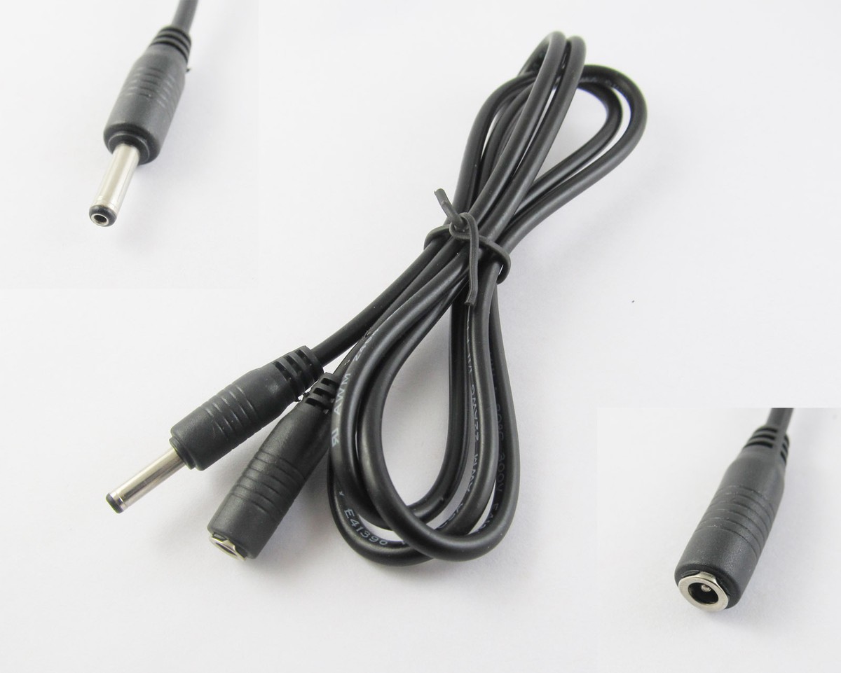 10x CCTV DC Power Jack Connectors - 3.5x1.35mm Female Socket With 30cm Cable, For Security Cameras & Devices 6 thumbnail image