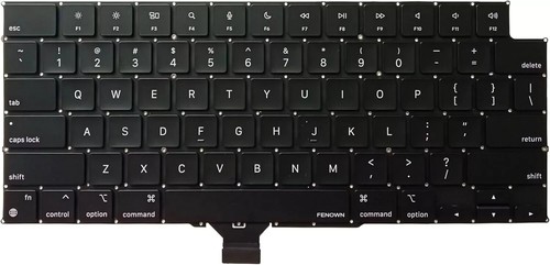 Keyboard US English Layout For MacBook Pro 16" M3 Pro Max A2991 2023 - Picture 5 of 5