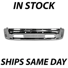 NEW Chrome Steel Front Bumper Face Bar for 2014-2018 RAM 1500 W/ Fog & Park Ast