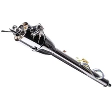 Flaming River 30" Floor Shift Key Column with 1" DD Shaft - Polished Finish